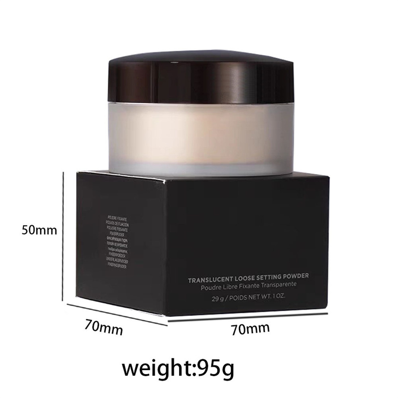 Laur@ Mer-cier Translucent Face Setting Losse Powder Foundation Makeup Maquillage 29g-image-739006424