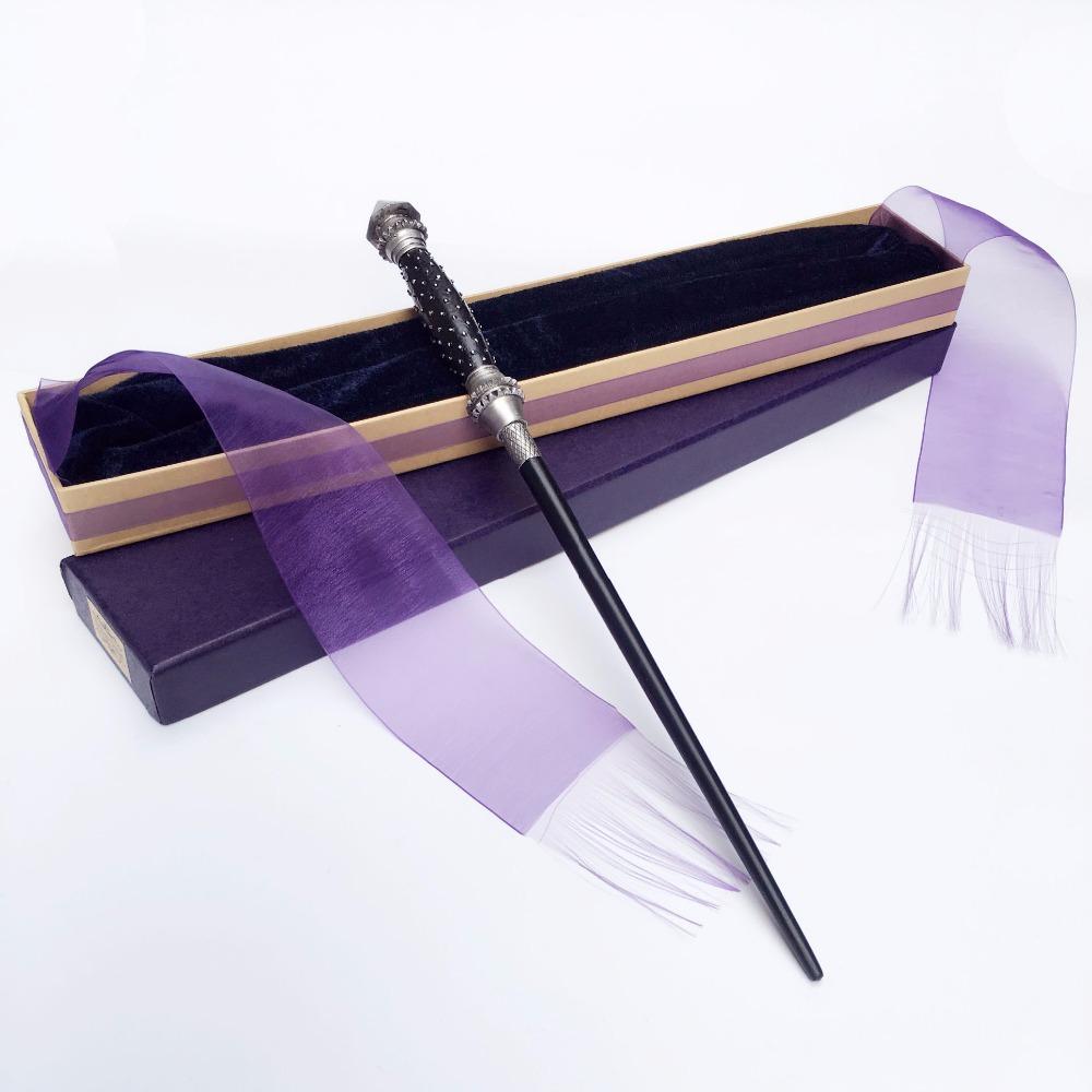 

2019 New Arrive MetalCore Narcissa Malfoy Magic Wand/ Harry Magical Wand with Elegant Ribbon Gift Box Packing 1020
