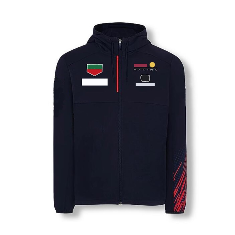 

2021 Quality F1 Sports Men's Color Block Jacket Sweater Wear Windproof Hoodie