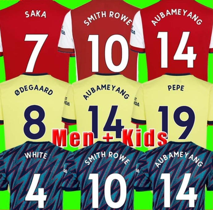 

Arsen 21/22 Gunners home Soccer jersey 2021 PEPE NICOLAS CEBALLOS HENRY GUENDOUZI SMITH ROWE WILLIAN TIERNEY ODEGAARD SAKA THOMAS Football shirt kids kit Uniforms, Away patch