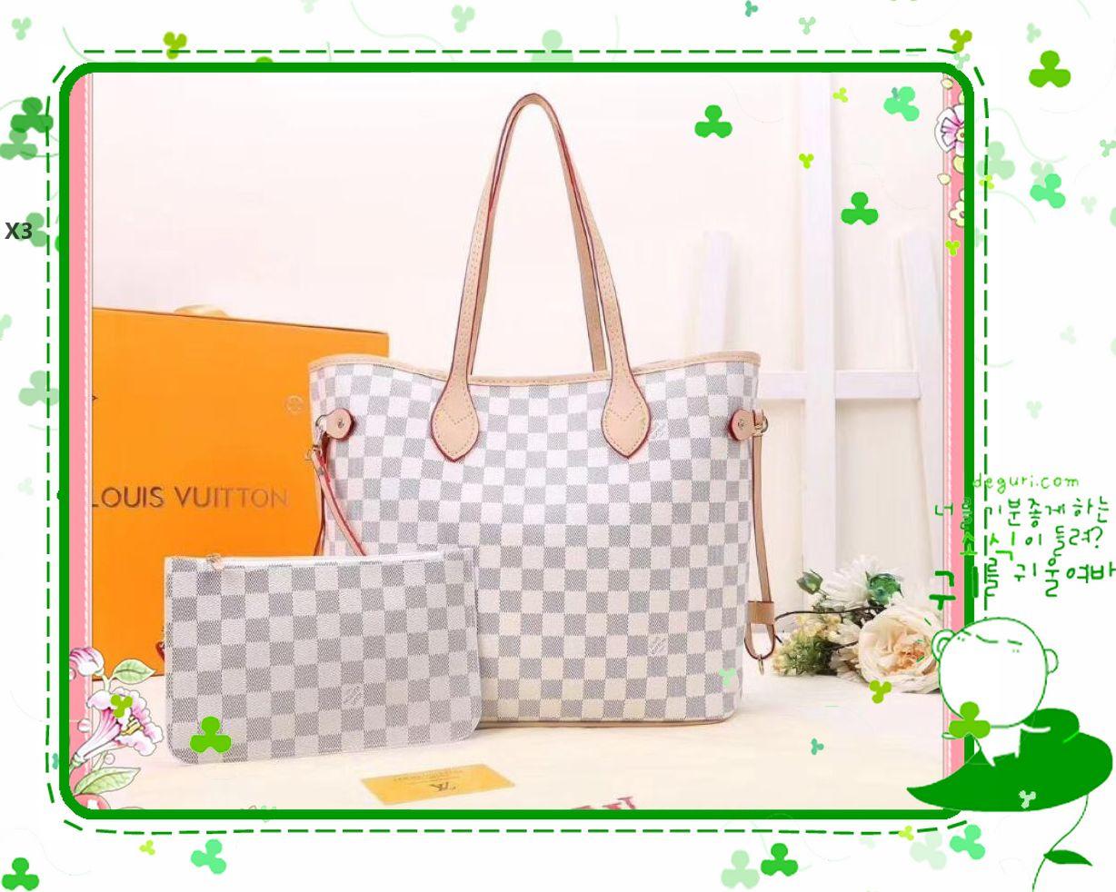 

X3-3 Set MULTI POCHETTE ACCESSORIES Bags Women Crossbody Bag Leather Handbags Purses Lady LOUIS bag VITTON, Red;black