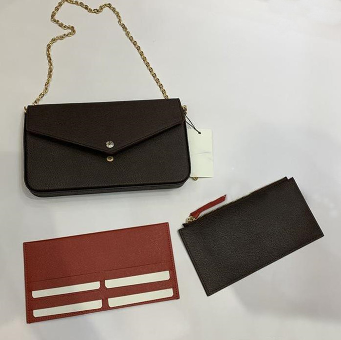 

Women Messenger Bag purse handbag original box 3 in 1 high quality with serial number date code