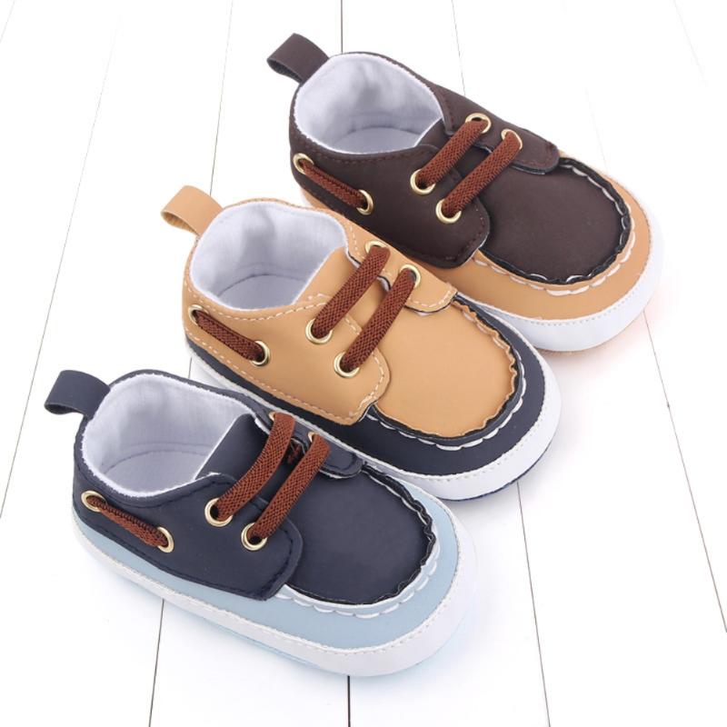 

Athletic & Outdoor 2021 First Walkers Infant Born Baby Boy Girl Soft Sole PU Crib Shoes Casual Sneaker Sport Patchwork -18M