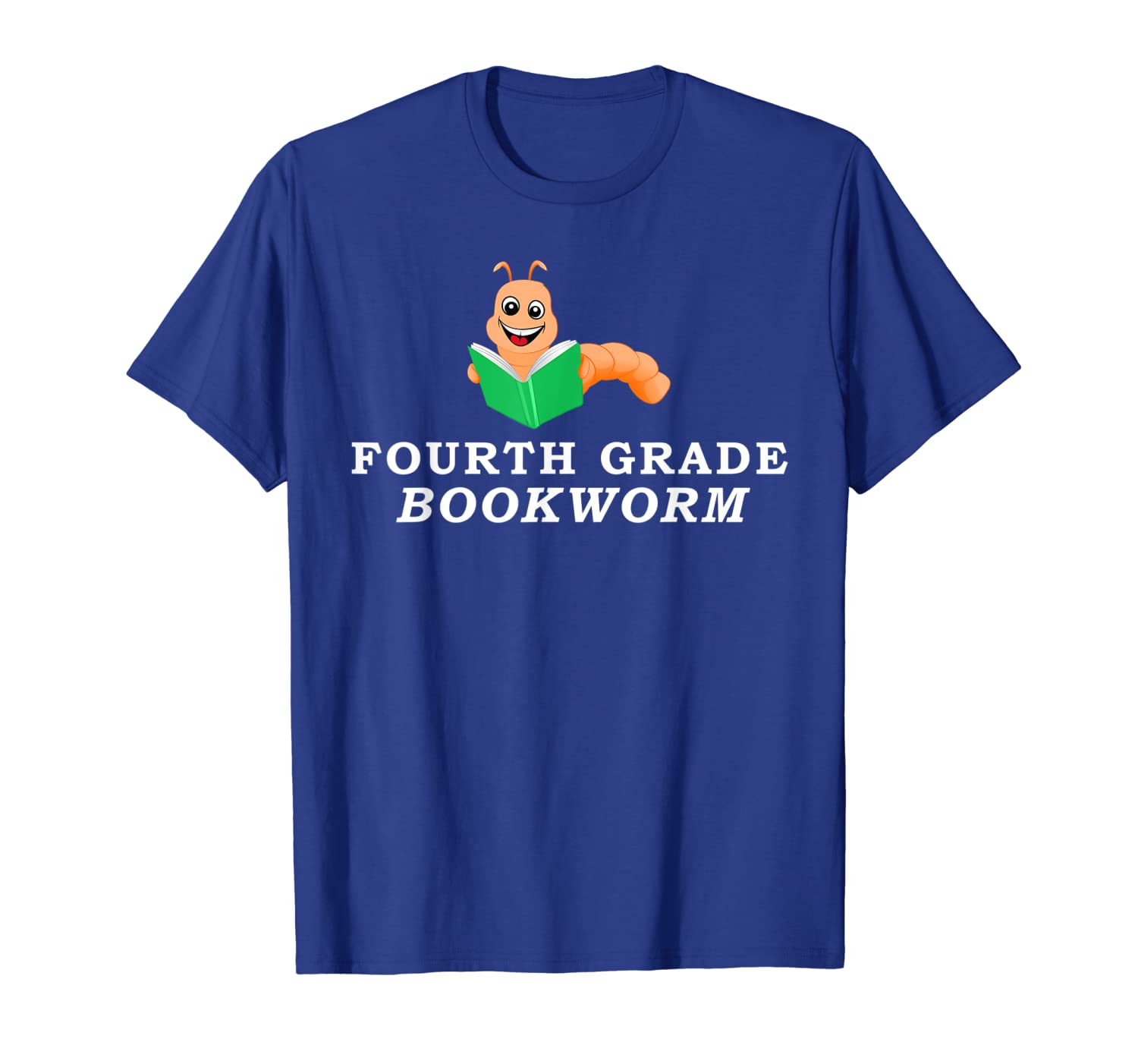 

fourth grade reading book bookworm read t-shirt, White;black