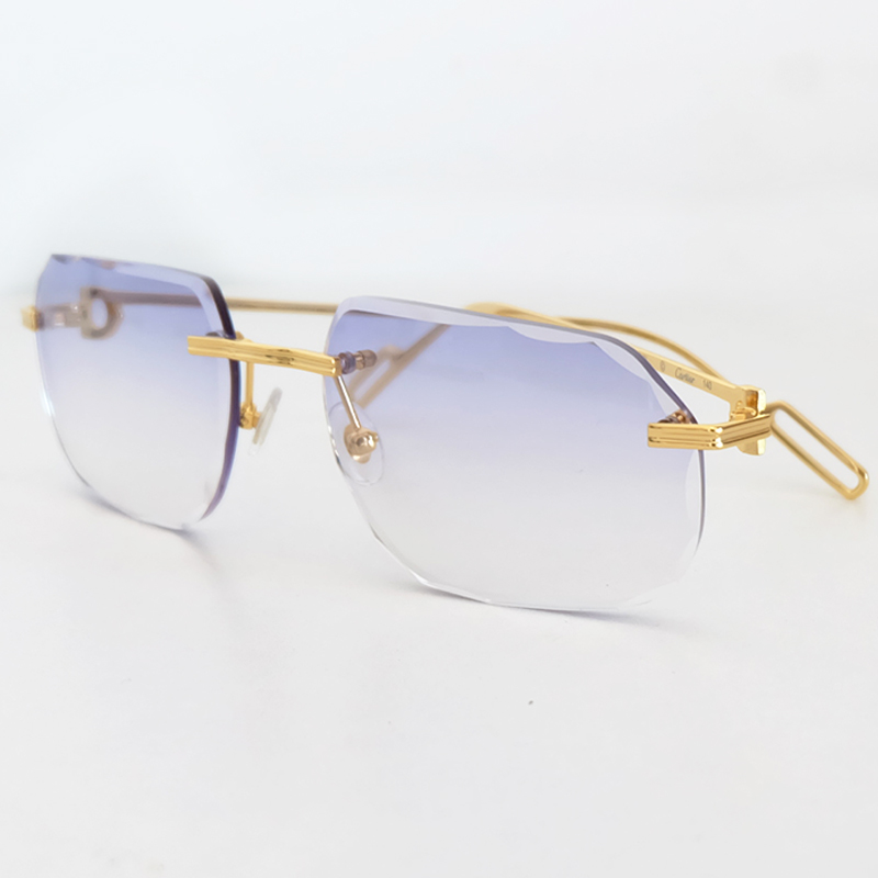 

Diamond Cut Sun Glasses Carter Luxury Designer Fashion Classic Sunglasses Mens Accessories Driving Metal Shades Eyewear