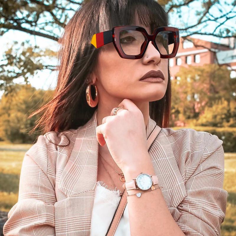 

Fashion Sunglasses Frames Optical Glasses Men Women Vintage Computer Myopia Clear Lens Eyeglasses Spectacle Frame Unisex, Black