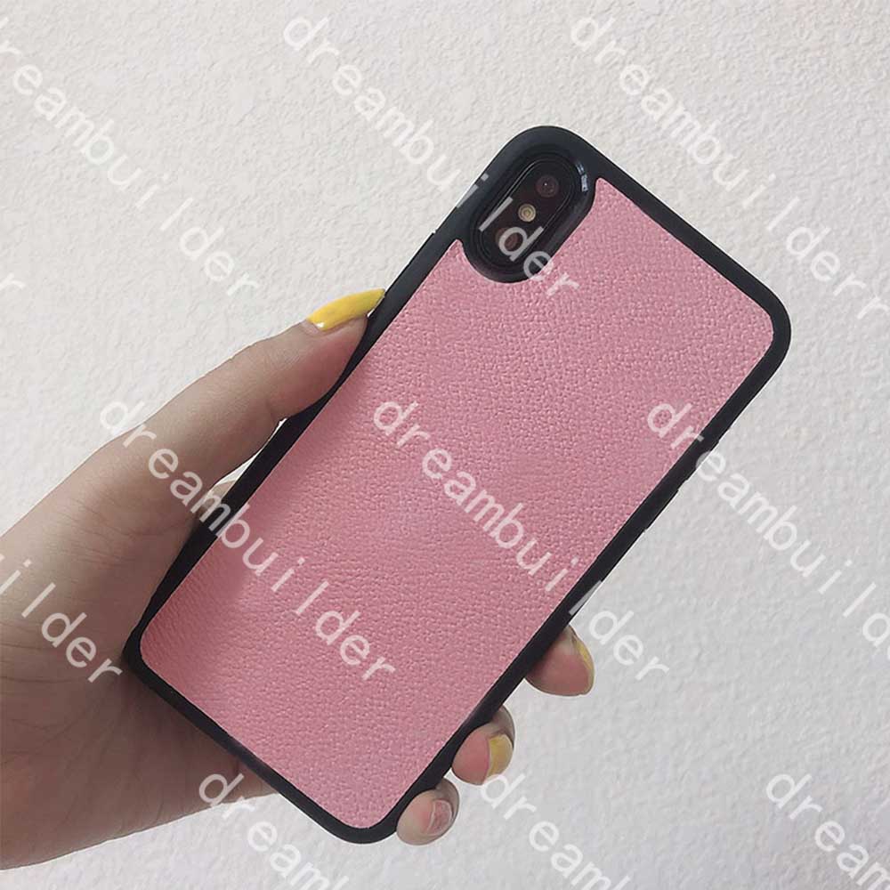 

L fashion iphone cases for 12 pro max 11 11pro 11promax 7 8 plus X XR XS XSMAX PU leather phone cover samsung galaxy S9 S10 NOTE note8 9 10p