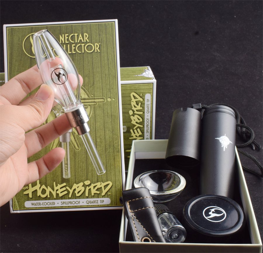 

Mini Nectar Collector Kit Smoking Glass Pipe With Titanium Ceramic Quartz Tips Nail Joint Water Bongs Wax Oil Rigs