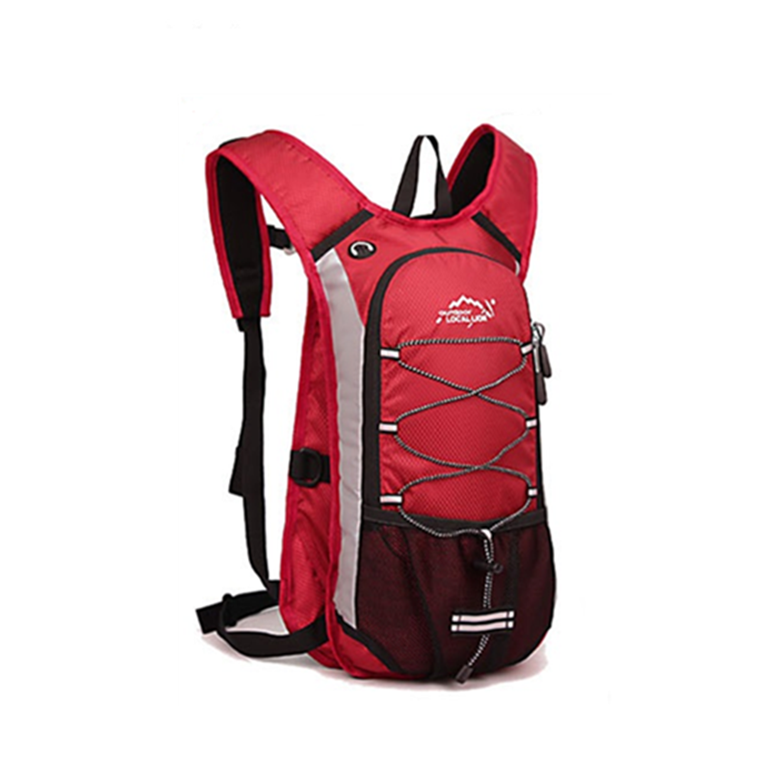 

MTB Bike Waterproof Bicycle Rucksack Backpack with Water Bags Hiking Camping Outdoor Cycling Sport Polyster Cycling Backpack, Red