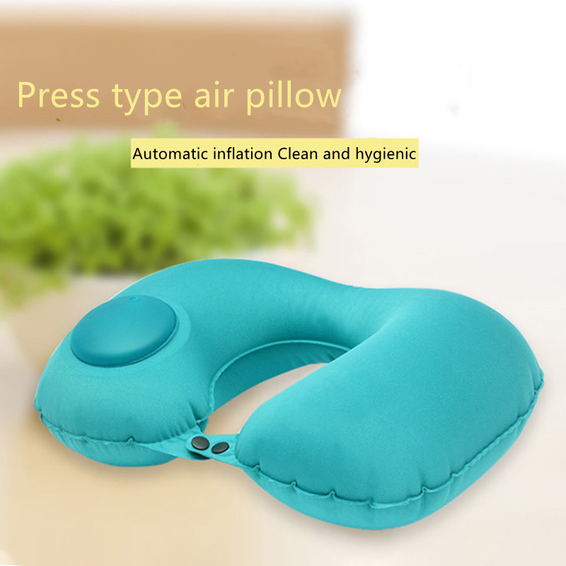 

Outdoor camping trip inflatable U-shaped pillow press factory outlet