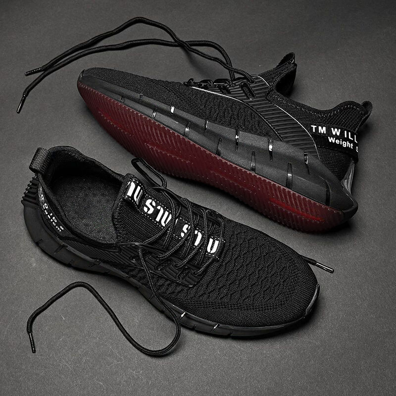 

Foreign trade spring and autumn flying woven men's shoes single casual trendy sports running shoe SIZE 39-44, Item#1