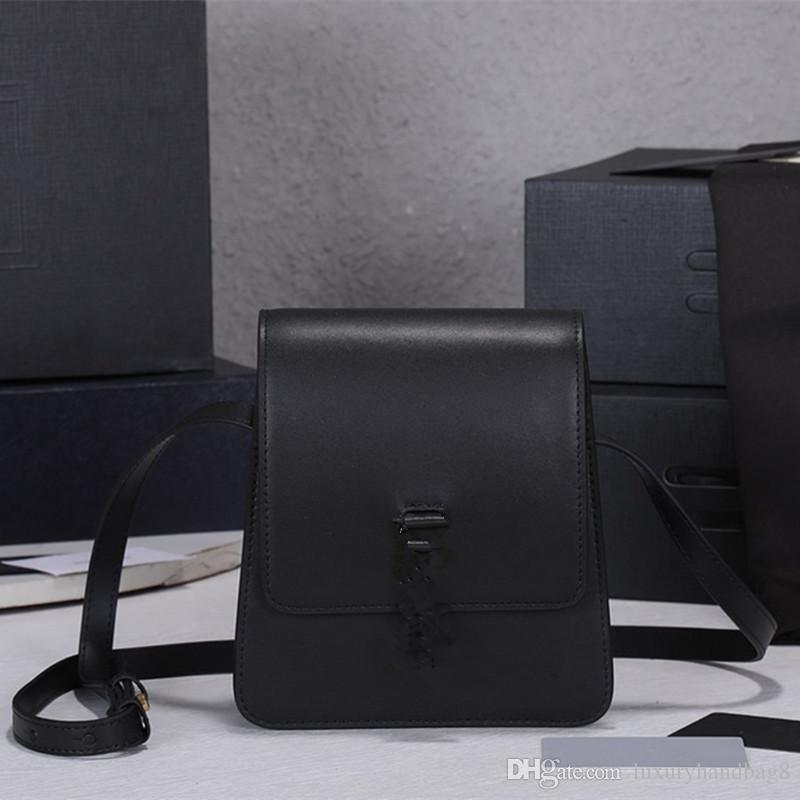 

Designer Bags SMOOTH LEATHER Handbags Gold buckle Small unique Trapezoid Shoulder Bags Flap Closure Satchel Mini Bags Adjustable Straps Blac, Don't pay it