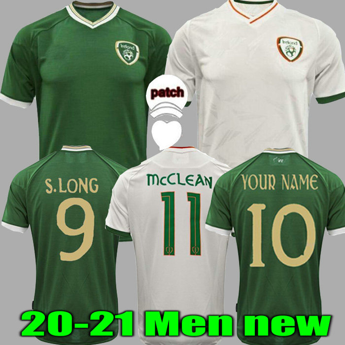 

2021 Ireland fc home away 20 21 football Soccer Jersey DUFFY McClean DOHERTY HENDRICK Adult men + kids kit, Black;yellow