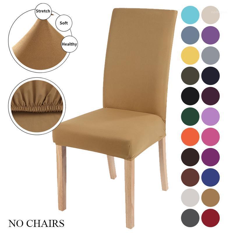 

Chair Covers Solid Color Spandex Soft Stretch Slipcovers For Dining Room Office Wedding El Housse De Chaise Cover