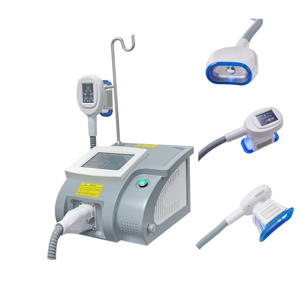 

2021 portable home cryolipolysis machine fat freeze 360 with one cryo handle double chin removal