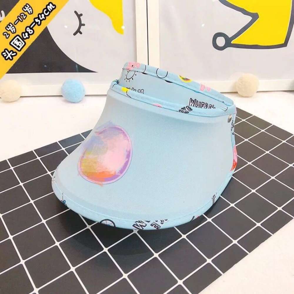 

Summer sun protection children's hat empty top cartoon Hat Baby Beach page, Yellow