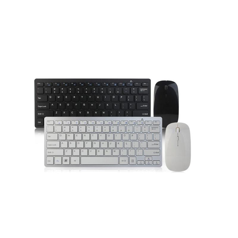 

Keyboard Mouse Combos 2.4GHz Wireless Set Ultra-thin Compact Small And For PC Desktop Computer Notebook Windows XP/Vista/7/8/10