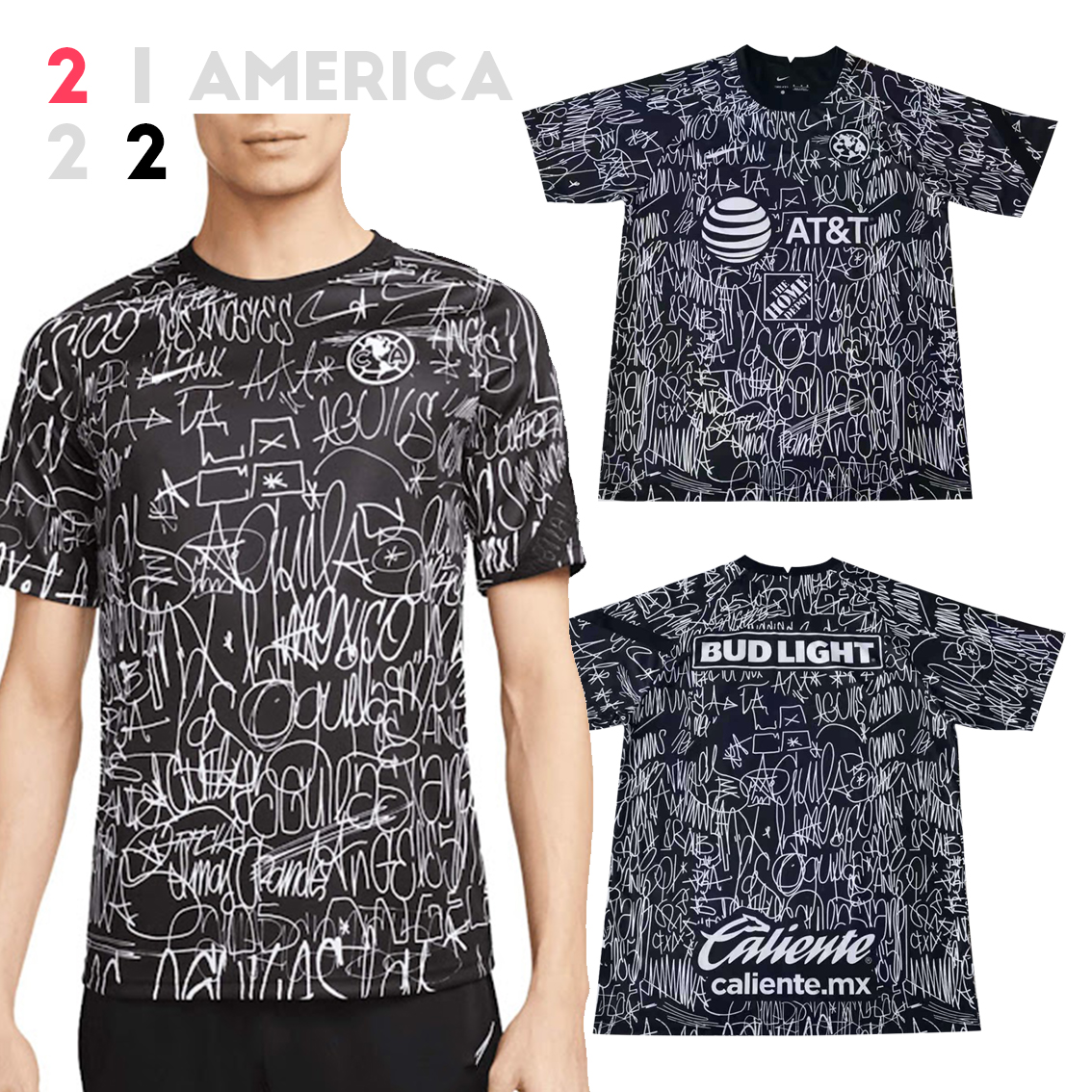 

Club America Soccer Jersey 2021/22 Las Aguilas x Los Angeles series High-Quality Sweatshirt, Home