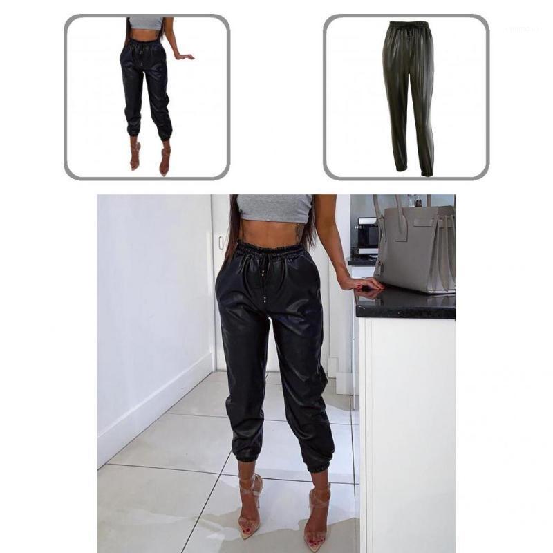 

Women's Pants & Capris Simple Women Drawstring Streetwear Stretchy Loose-fitting Trousers Harem, Black;white