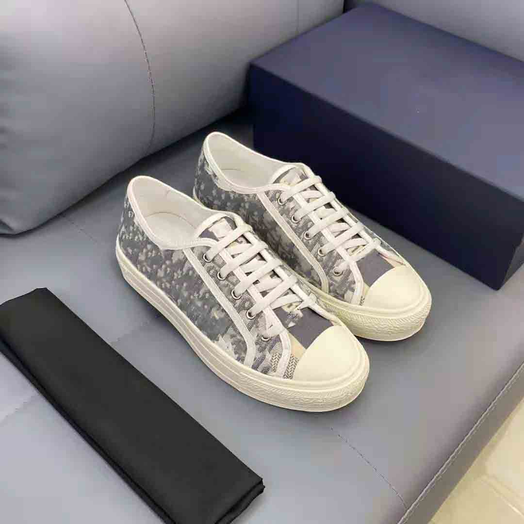 

CD 2021 mens designer shoes letter printed luxury fashion casual black men sports sneakers high quality real picture r7-67