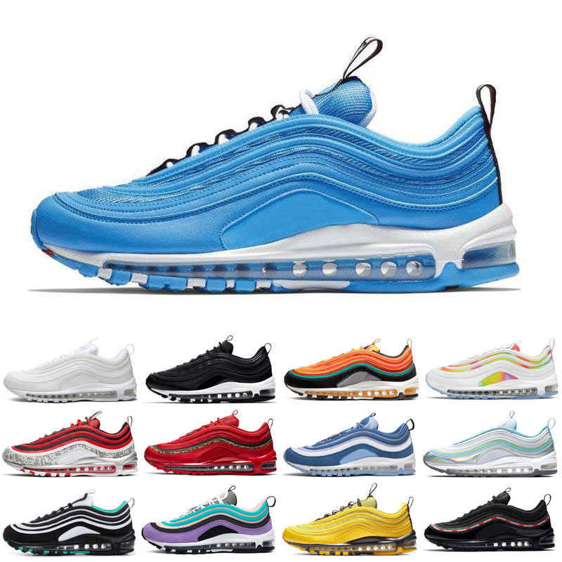 

men women running shoes Blue Bred Red Leopard triple black Mens sports sneakers jogging shoe 36-45, Black white 36-45