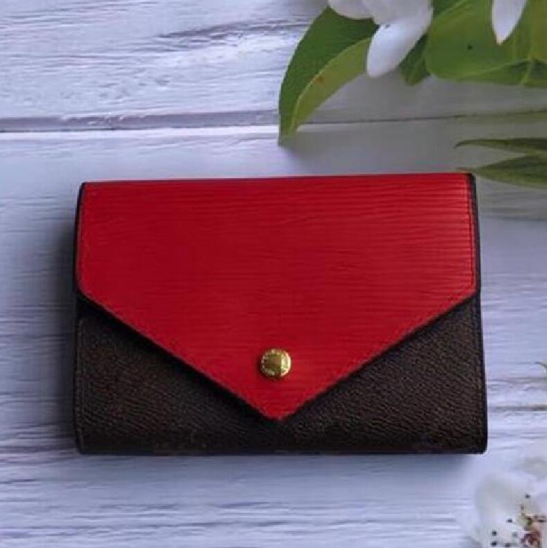 

Wholesale Patent leather short wallet Fashion high quality shinny leather card holder coin purse women wallet classic zipper pocket ideal 241, Red;black