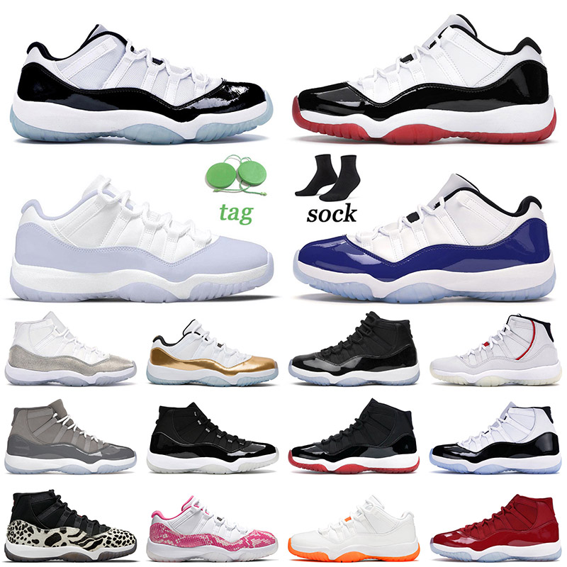 

Top Basketball Shoes 11 11s XI Low Jumpman Concord Pure Violet Cap And Gown Bred Citrus 25th Anniversary Space Jam Mens Women Trainers Sneakers, D9 40-47