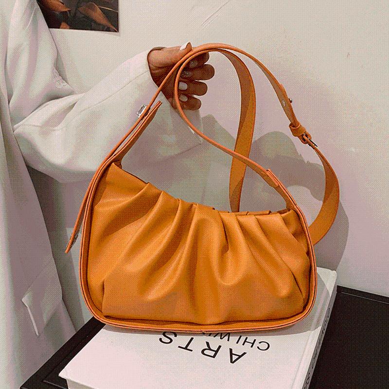 

Candy Colors Crossbody Bags For Women Leather Messenger Bag Sac Female Clouds Shoulder Girls Casual Fashion Handbags Totes, Black