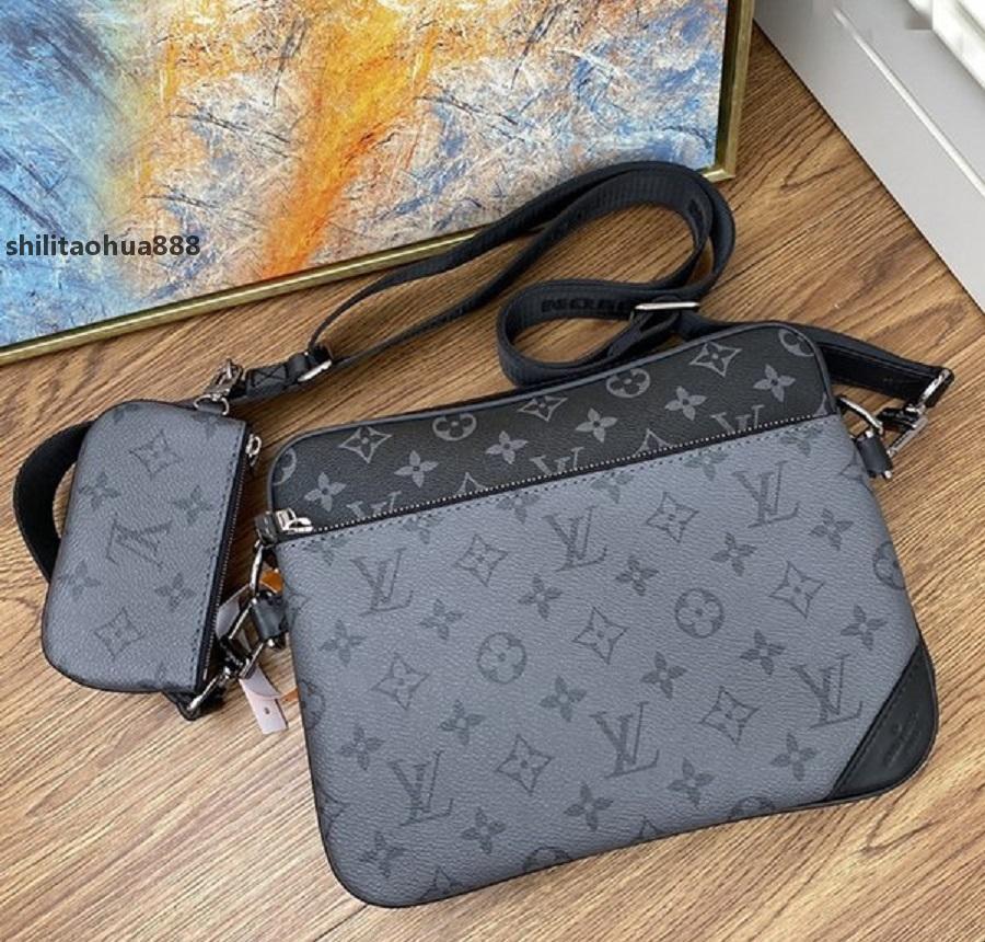 

Women men Messenger bag Pochette Trio crossbody bags Top quality Portable Shoulder Handbag MaLVLouisVitton YSLVUTTON