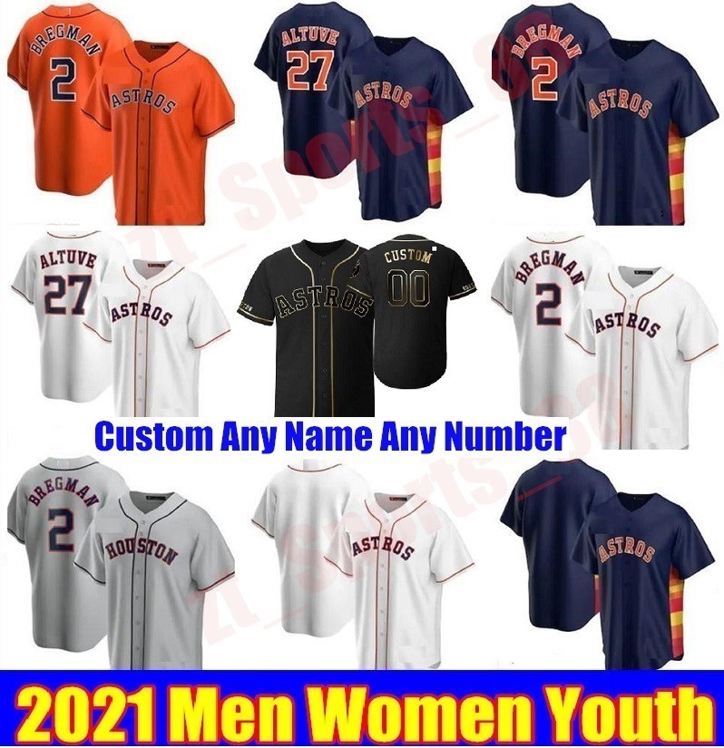 

20 21 Houston Men Women youth Astros Baseball Jerseys Jose Altuve Nolan Ryan Alex Bregman Yordan Alvarez Craig Biggio Jeff Bagwell Justin Verlander jersey, As shown in illustration