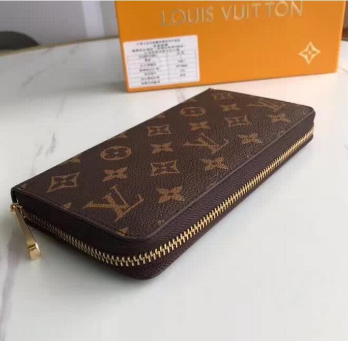 

Designers Single zipper WALLET men LV LOUIS leather coins purse card holder long business VITTON women, Red;black