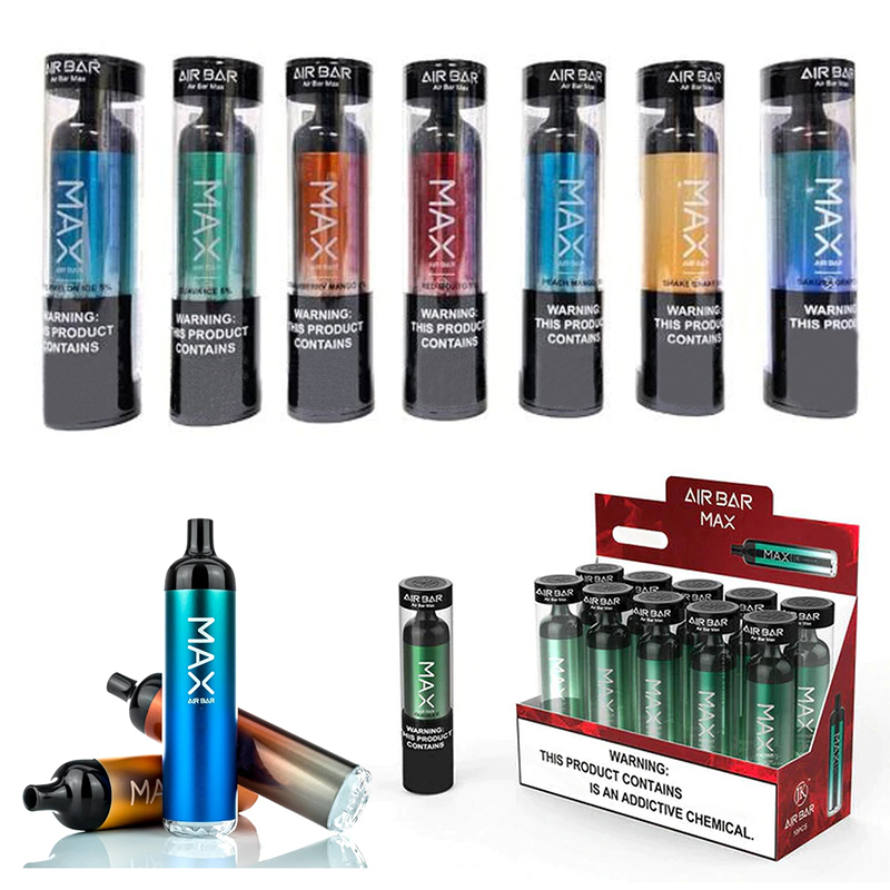 

Newest Air Bar Max Lux Disposable Vape Pen 2000 Puffs cigarettes 1250mAh Battery 6.5ML Vapor Pod Device eCigs Puffbars Vapes Electronic Cigarette