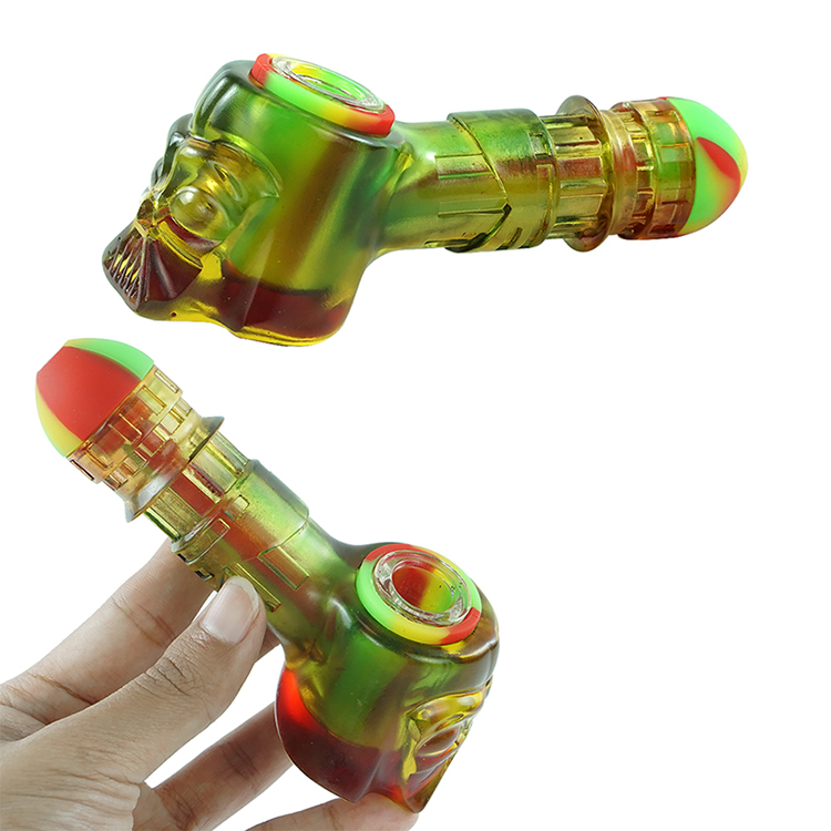 

Glass resin Smoking pipes small 95g Camouflage Cigarette Hand Pipe Portable Mini Tobacco