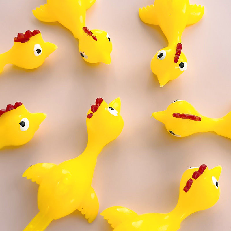 

Finger Catapult Turkey Ejection Chicken Decompression Artifact Stick Wall Creative Vent Creative Trick Toy Five In A bag