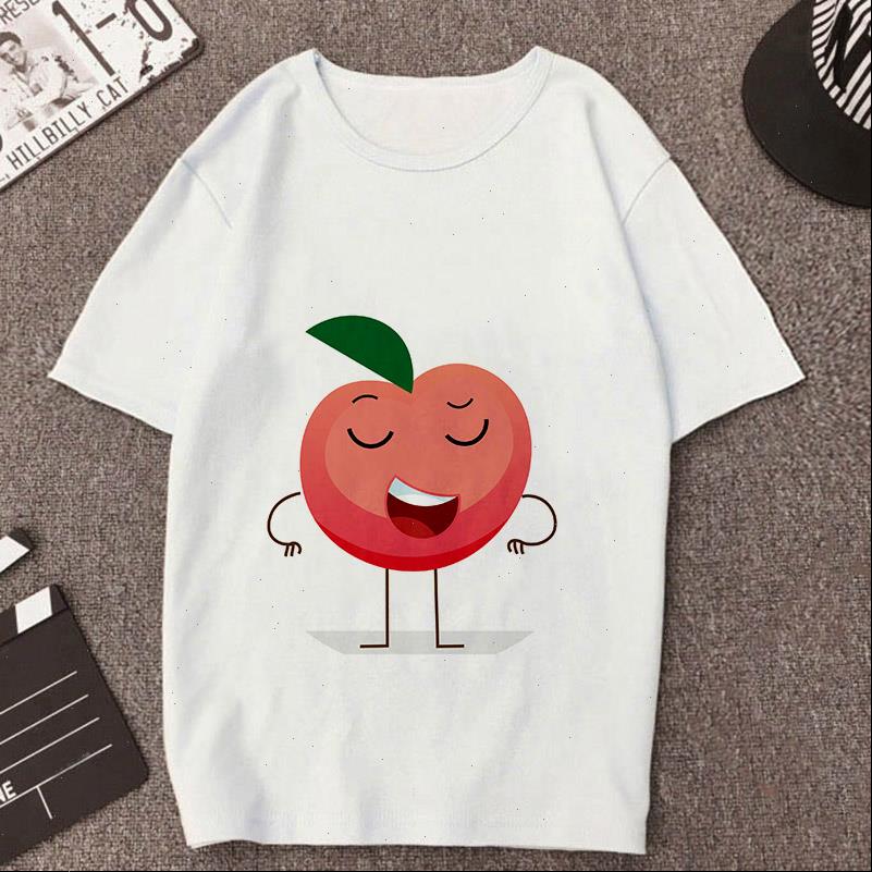 

women t shirts shirt harajuku humanized fruit printed white female summer thin section short sleeve clothing