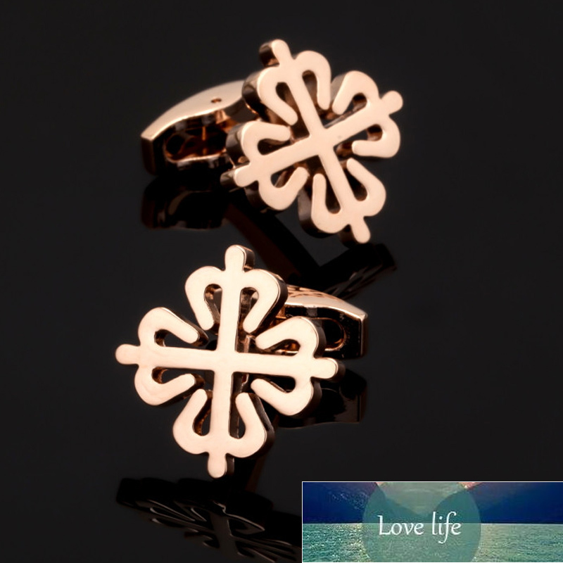 

XK038 High quality men's wedding Cufflinks rose gold China knot Cufflinks factory direct Factory price expert design Quality Latest Style Original Status