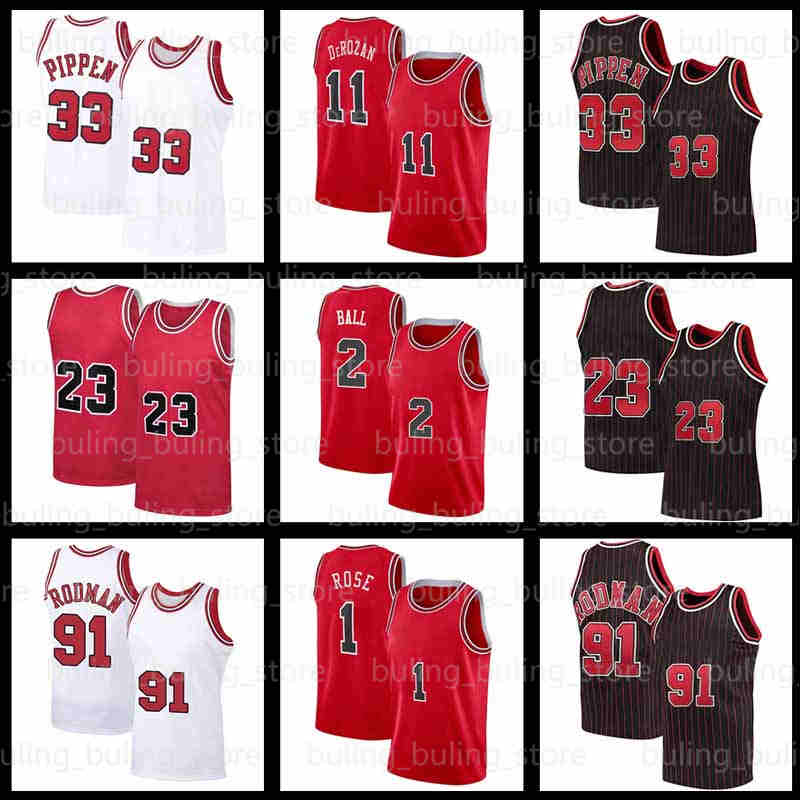 

Lonzo 2 Ball Bull Basketball Jersey DeMar 11 DeRozan Derrick 1 Rose Dennis 91 Rodman 23 Scottie 33 Pippen Michael Chicagos Zach 8 LaVine Alex 6 Caruso Retro Toni 7 Kukoc