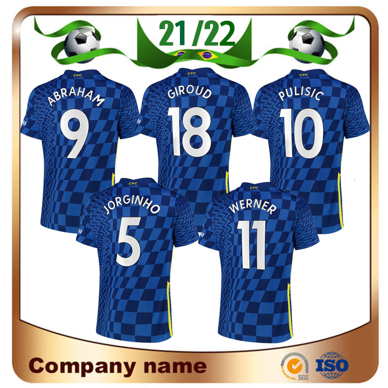 

21/22 CFC Player version WERNER PULISIC ZIYECH Soccer Jersey 2021 Home KANTE HAVERTZ ABRAHAM CHILWELL Shirt GIROUD LOFTUS-CHEEK Football uniform, Home player version patch
