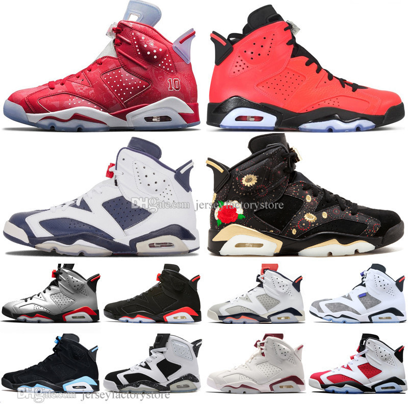 

Cheap 2019 Bred 6 6s Mens Basketball Shoes Infrared 23 3M Reflective Bugs Bunny Tinker Black Cat Flint Men Sports Sneakers women Trainers, #25