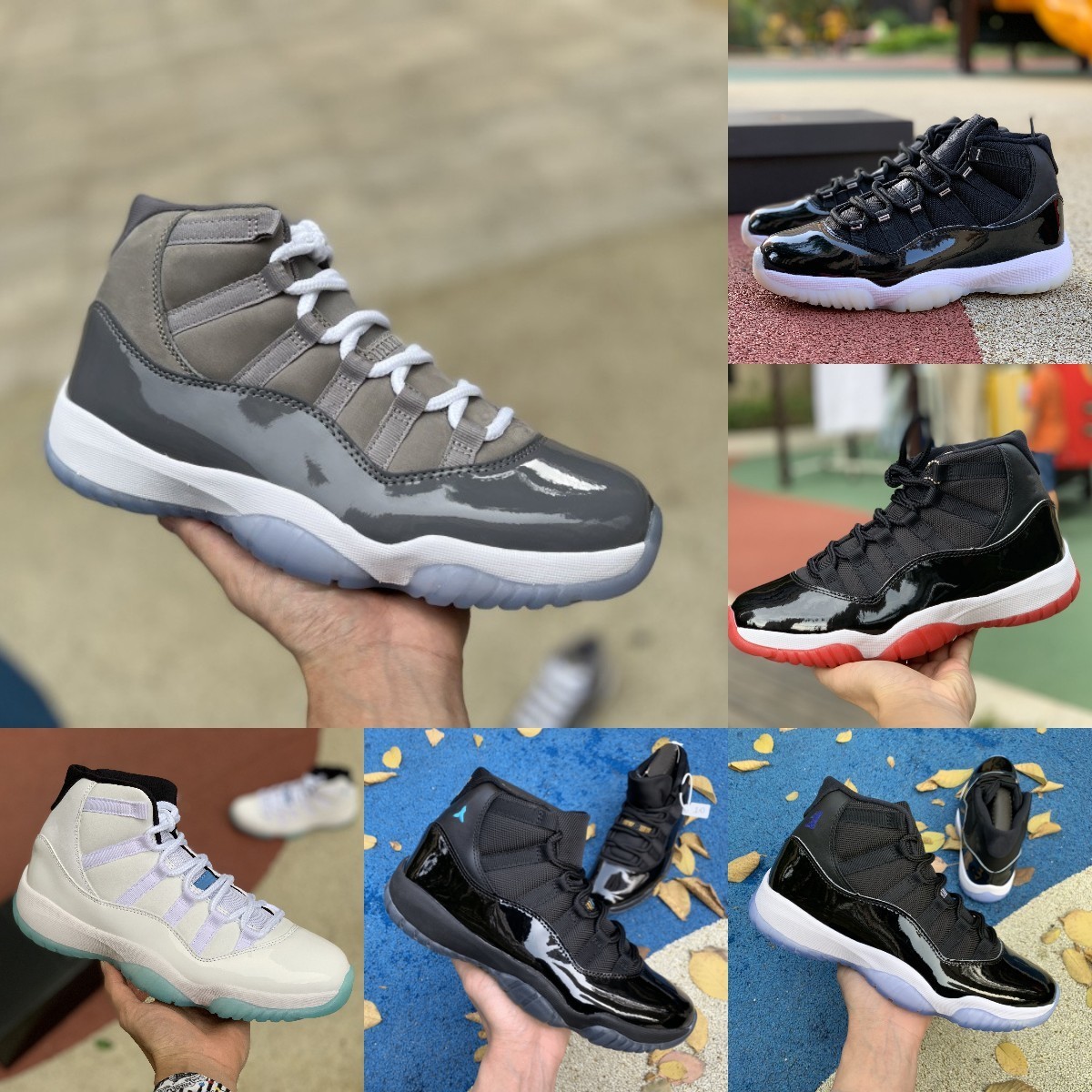 

Jumpman Jubilee Bred 11 11s High Basketball Shoes COOL GREY JORDÃN Legend Blue 25th Anniversary Space Jam Gamma Blue Easter Concord 45 Low C