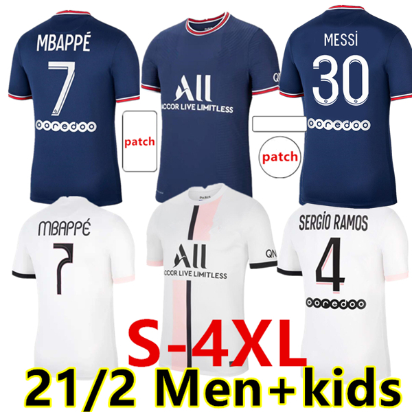 

Size:S-4XL Paris 21 22 MESSI MBAPPE KEAN soccer jersey MARQUINHOS VERRATTI KIMPEMBE Maillots de Player version football shirt ICARDI DI MARIA DRAXLER men+kids kit, 21/22 home