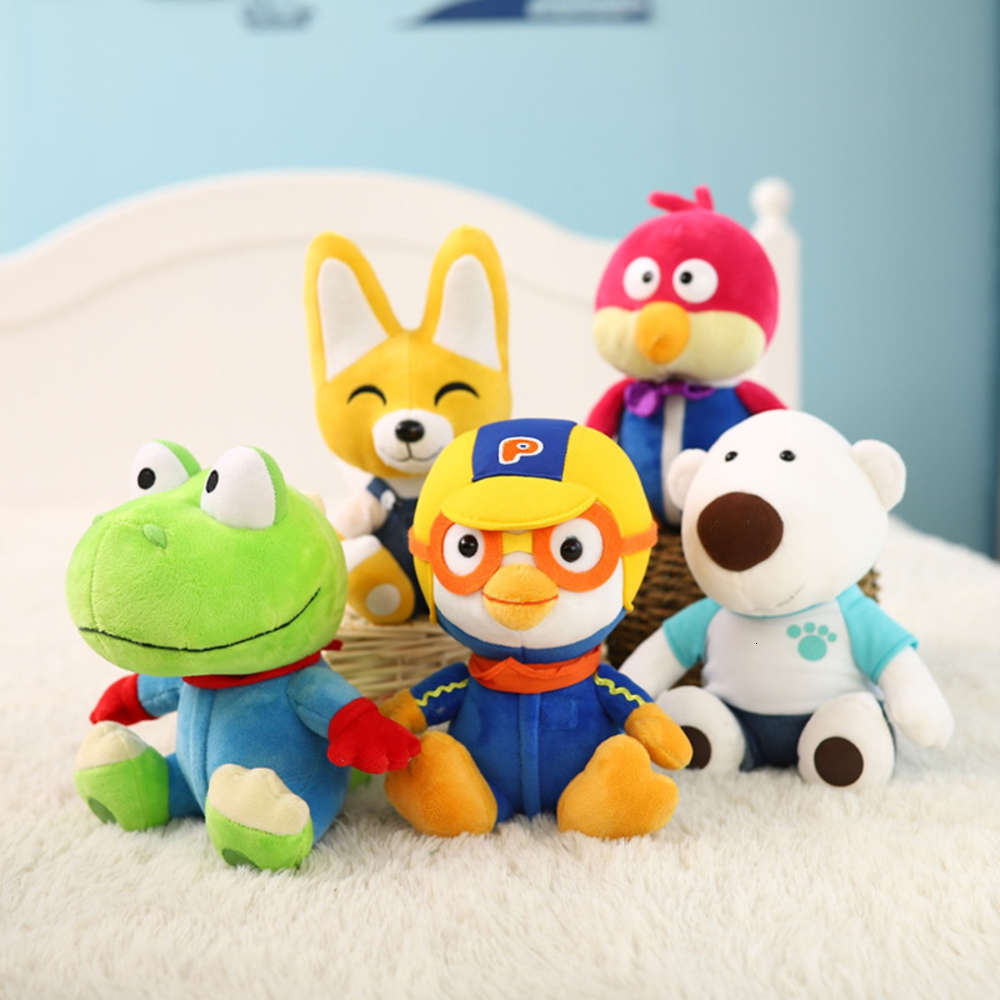 

Genuine bauroulu Penguin doll bao plush toy children's Doll Bag Pendant, Blue