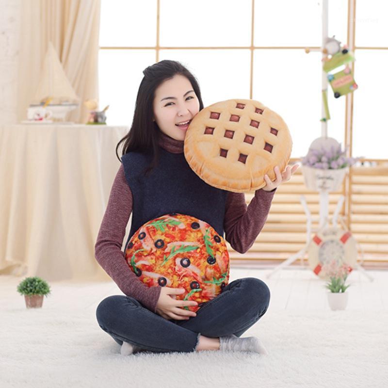

Pillow Simulation Pizza&Biscuit&Hamburger Plush Soft Cartoon Fast Bread& Dog Stuffed Doll Sofa Chair Cushion Funny Gifts