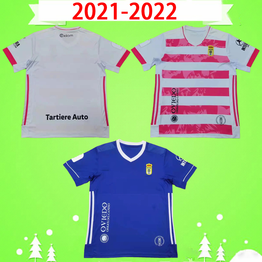 

2021 2022 Real Oviedo Camisetas de fútbol 21 22 Soccer Jerseys BÁRCENAS JOHANNESSON IBRA Kit R.FOLCH Y.MOSSA Camiseta Equipación uniform Home Away football shirt