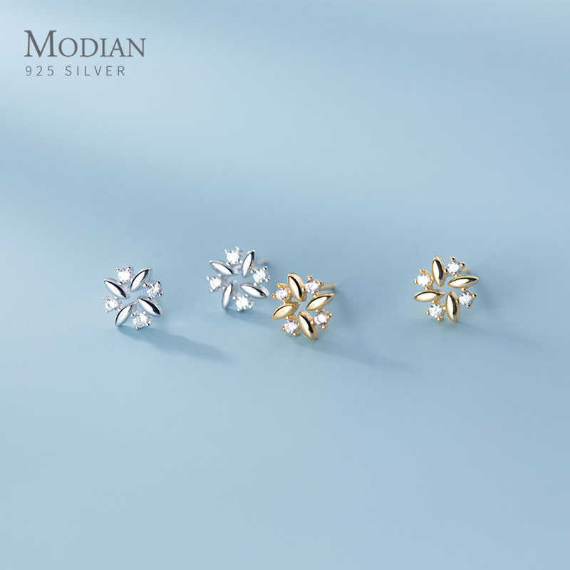 

Arrive 925 Sterling Silver Zirconia with Oval Square Composition Geometric Flower Stud Earring for Women Fine Jewelry 210707