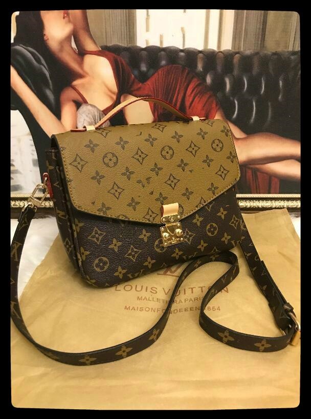 

Luxurys designers Bags women handbag messenger bag oxidizing leather POCHETTE metis elegant shoulder crossbody shopping tote LVLOU