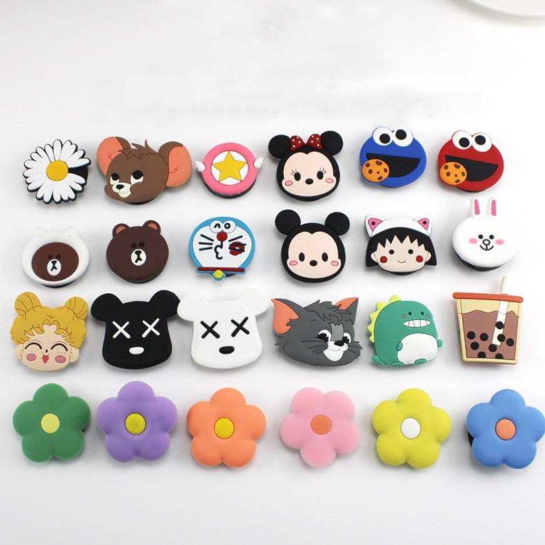 

Mobile phone holder cute doll airbag deployment bracket