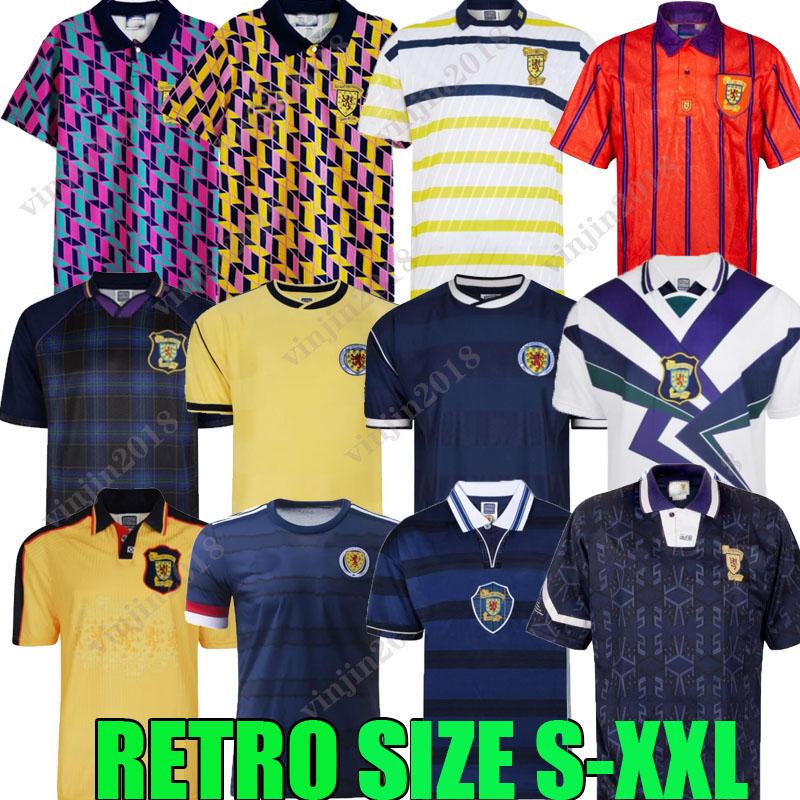

Scotland Retro soccer Jersey Home away 2021 1982 1986 1991 1992 1993 1998 1999 1988 1989 91 92 93 94 95 96 98 99 00 MCGREGOR FINDLAY HANKLAND Football shirt HENDRY DURIE, 88 89