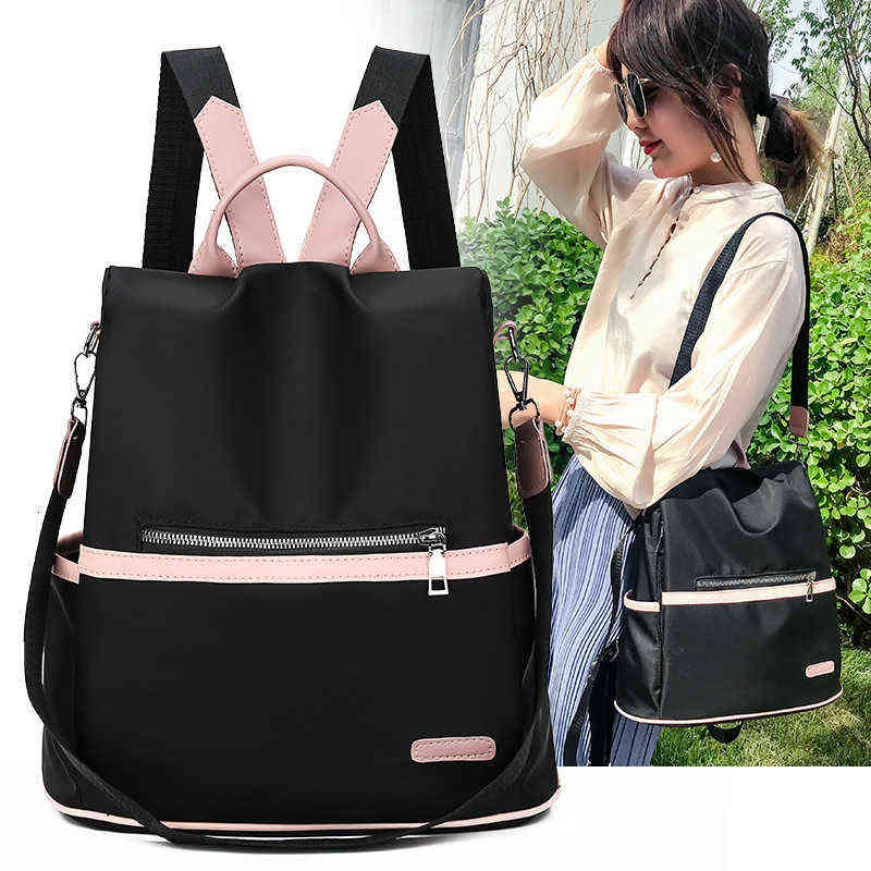 

HBP Non-Brand 2021 Oxford Canvas women's schoolbag Korean fashion Backpack sport.0018, 858