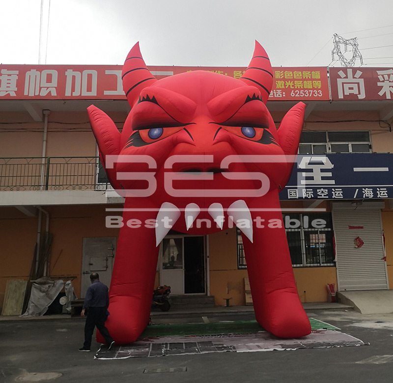 

5m Giant Halloween Tunnel Inflatable Devil Archway for Entrance Decoration